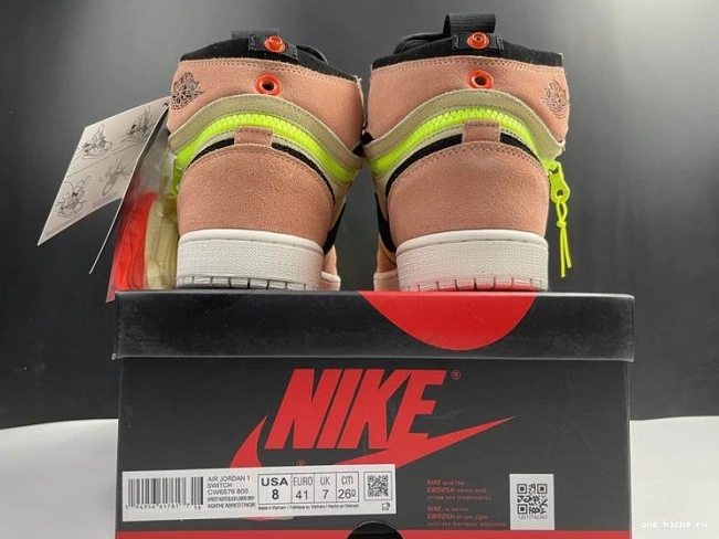 Cheap High Switch Jordan 1 Peach CW6576-800 Air 0726